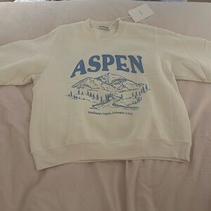 Aspen crew neck sweater from Mad Happy